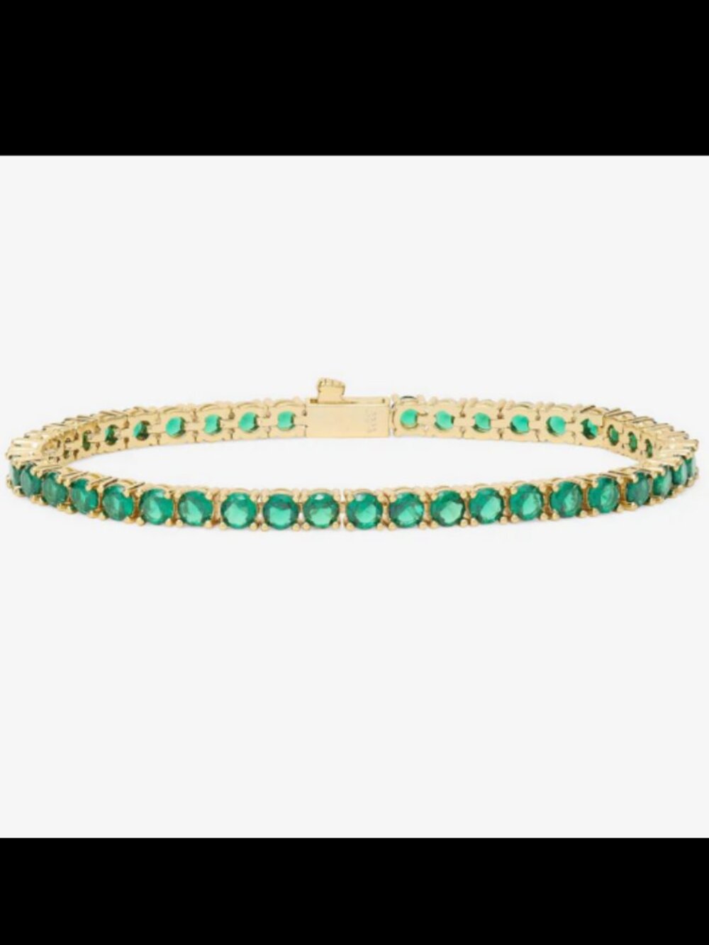 Melinda Maria | Grand Heiress Tennis Bracelet 4mm (gold)